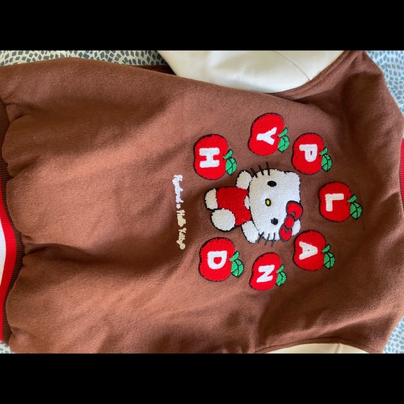 Hello kitty apples varsity bomber jacket - Picture 7 of 9